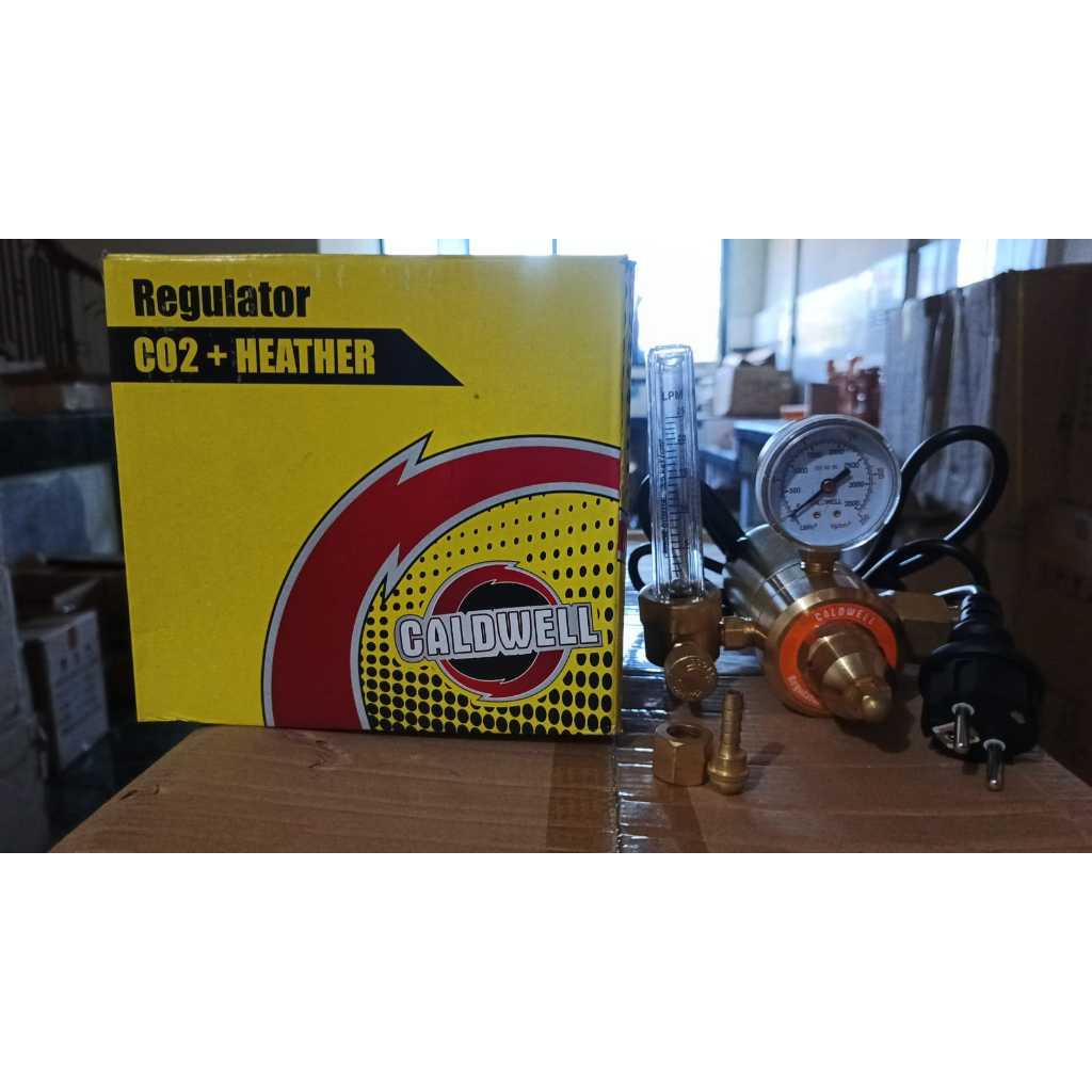 Regulator CO2 CALDWELL heater/regulator CO2 with heater pemanas