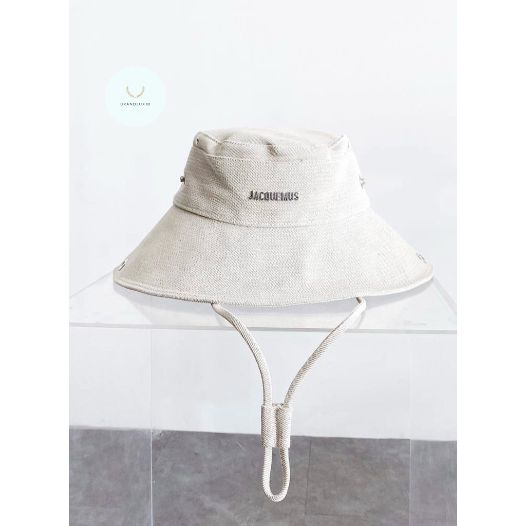 Jacquemus Le Bob De Nimes Bucket Hat Off White