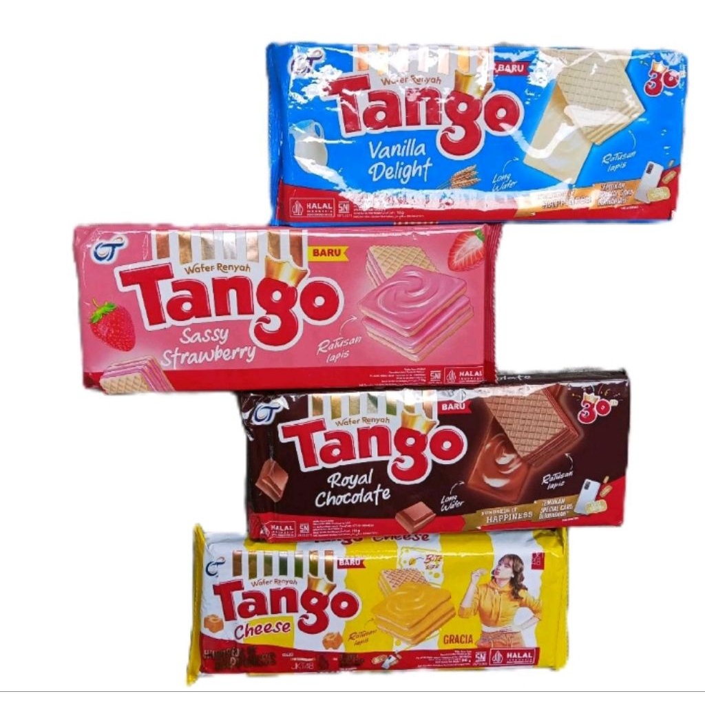 

TANGO WAFER RASA COKLAT | VANILA | JAVAMOCCA | STRAWBERRY 100GR