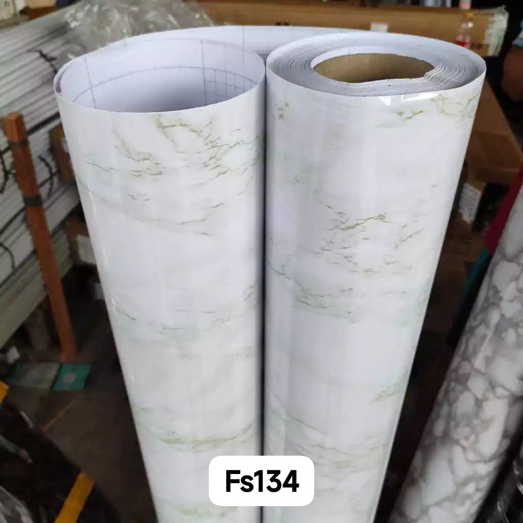 WALLPAPER STIKER LANTAI/WALLPAPER STIKER DAPUR/WALLPAPER STIKER MARMER PUTIH/WALLPAPER STIKER KARPET