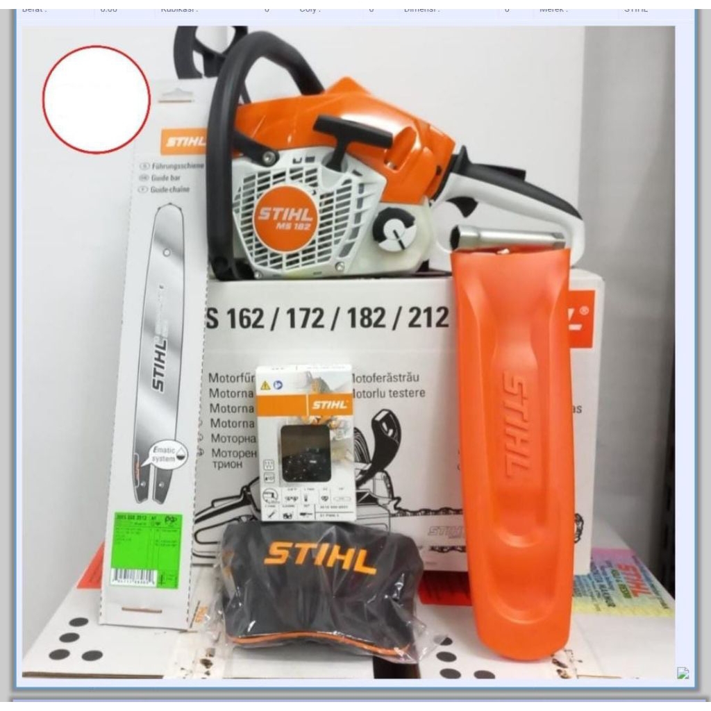 Mesin chain saw 16inch MS182 STIHL