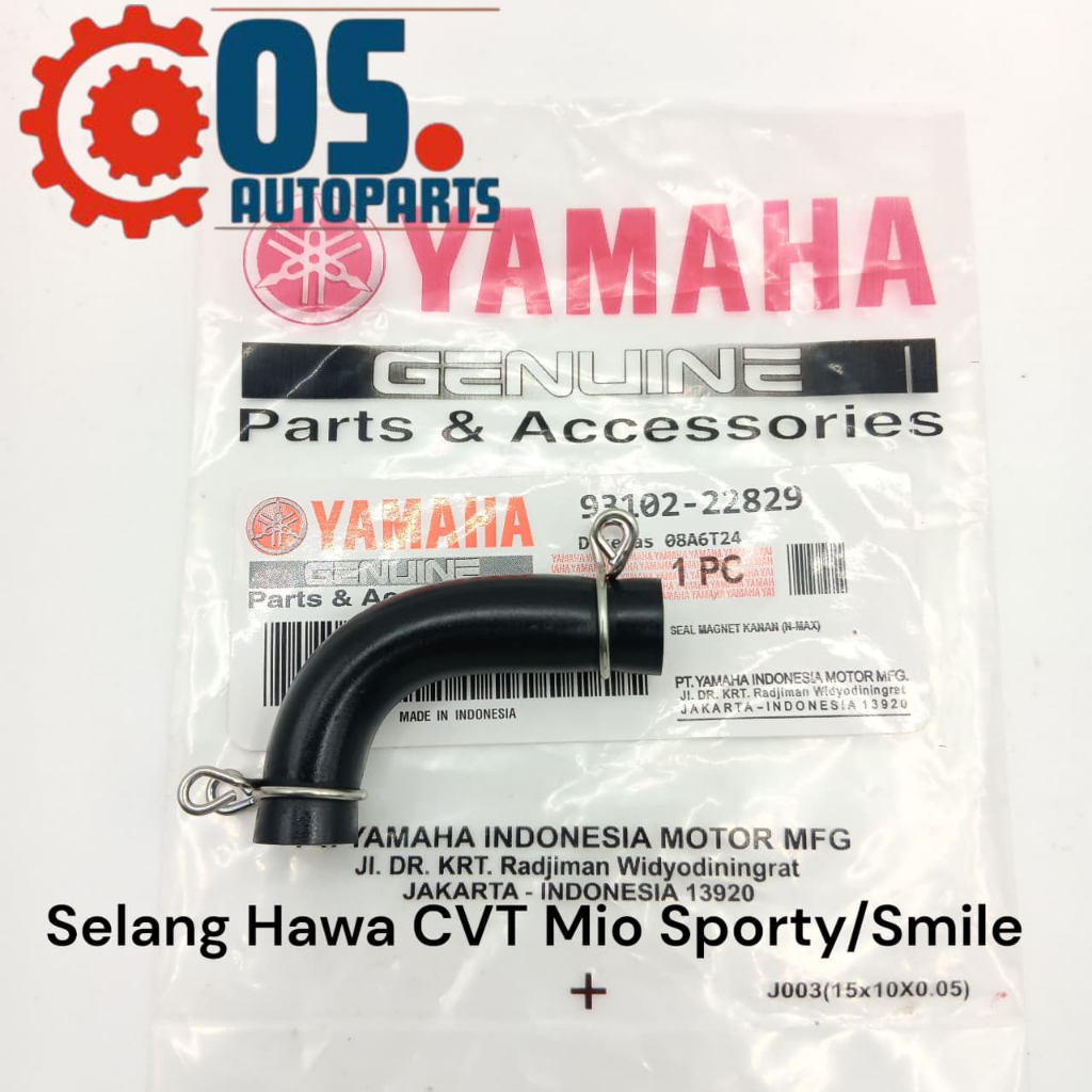 Selang Hawa CVT Mio Smile Mio Sporty Selang Gardan Selang CVT Mio Original YAMAHA Parts