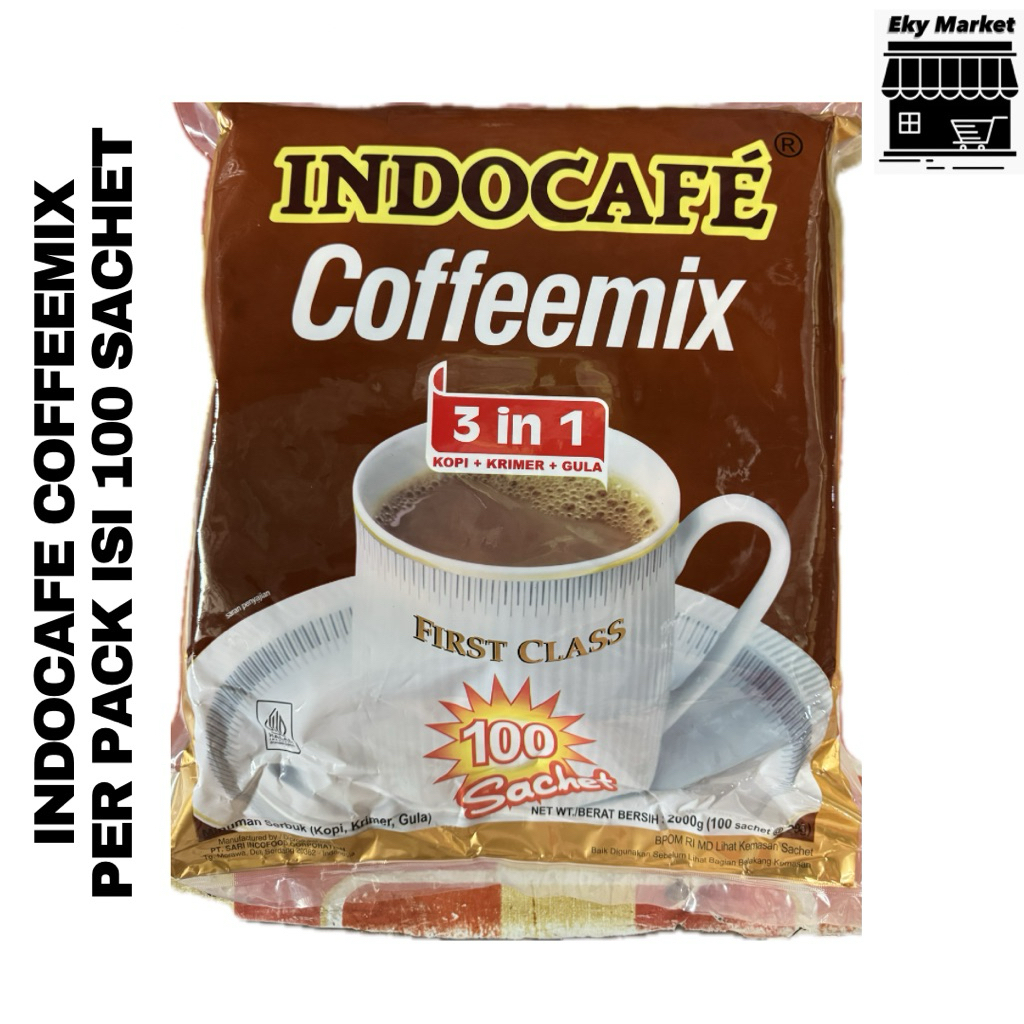

KOPI COFFEEMIX INDOCAFE PER BAG ISI 100 SACHET (PACK)