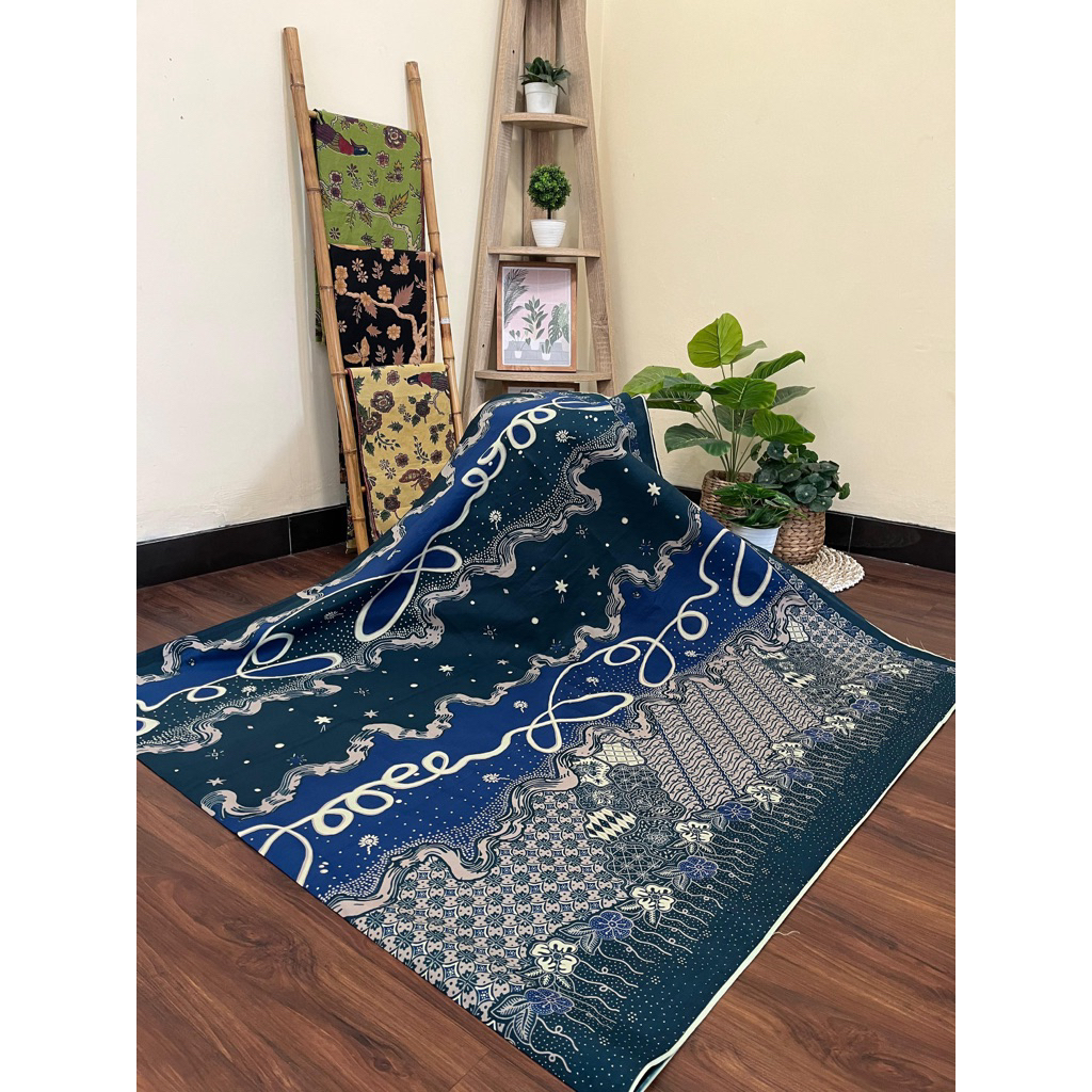kain batik katun solo premium, motif sekar jagad kombinasi abstrak