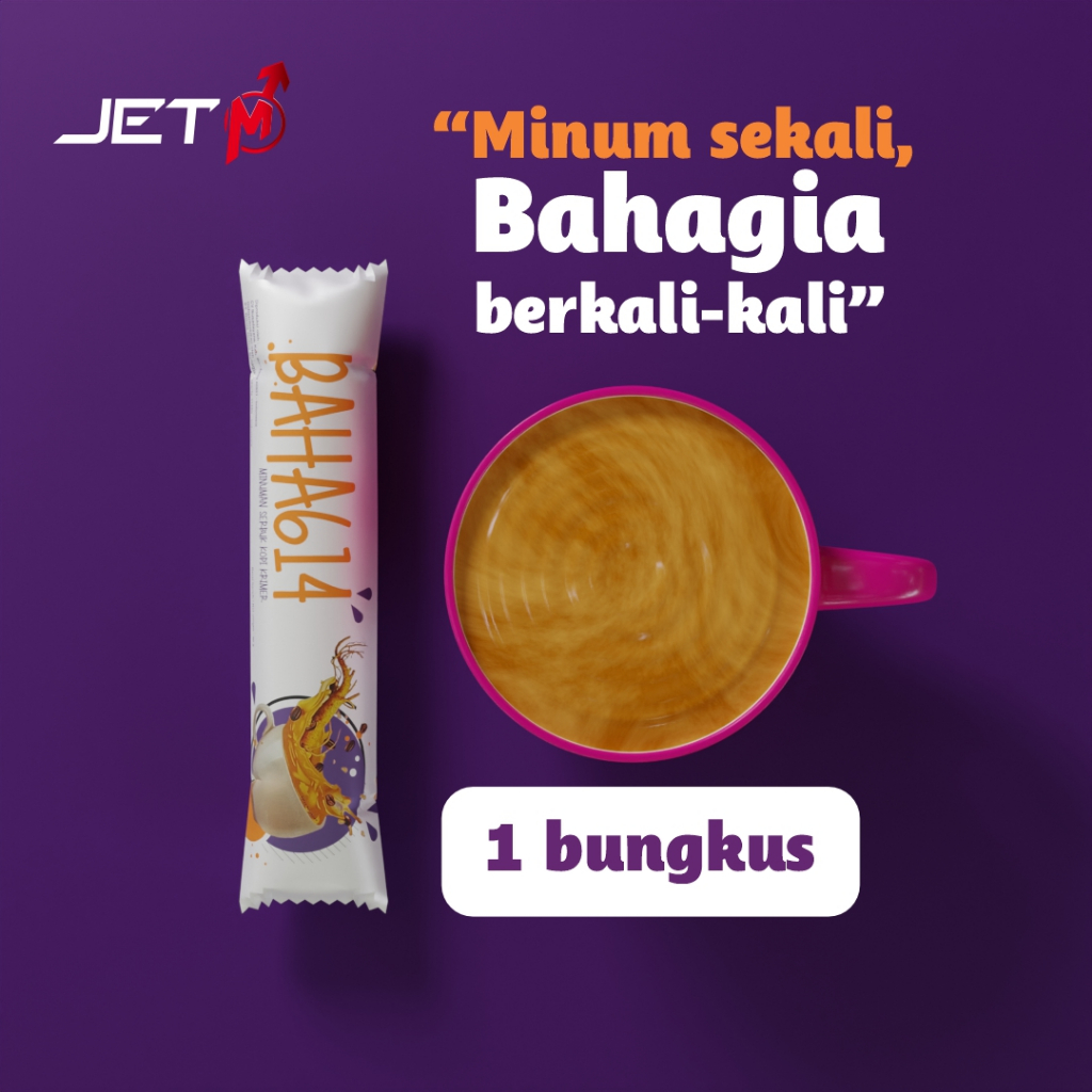 

Kopi Bahagia JETM Original | Kopi Ginseng Penambah Stamina BPOM - Kopi Krimer - 1 Bungkus