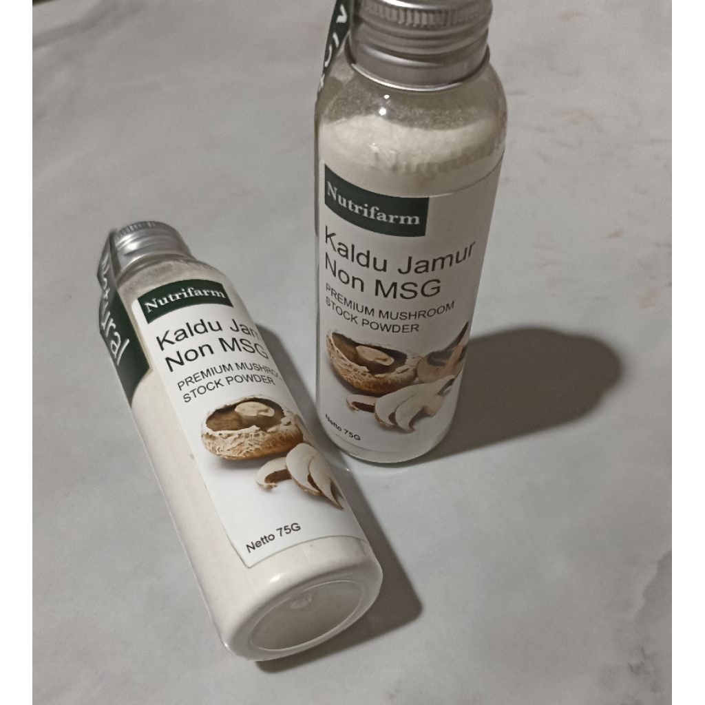 

Nutrifarm Kaldu Jamur Non MSG (75 g).