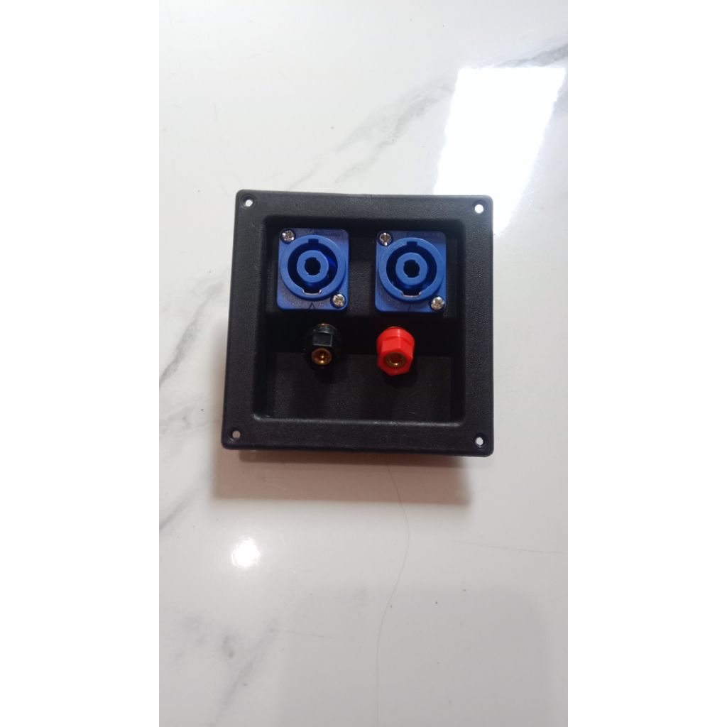 terminal kotak speaker box set plussoket spicon