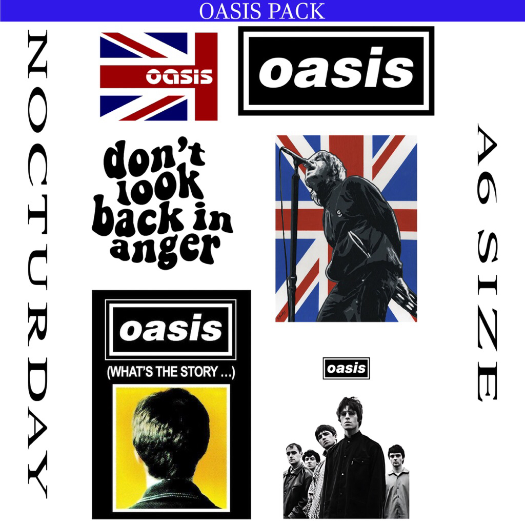 

Oasis Sticker Pack A6 (6 pcs)