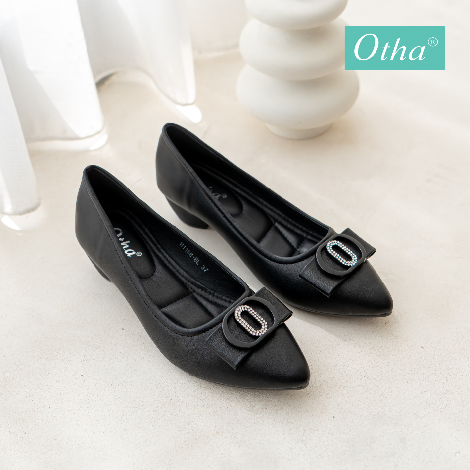 Otha Shoes H1186 OFD - Sepatu Pantofel Wanita Tinggi Hak 3CM
