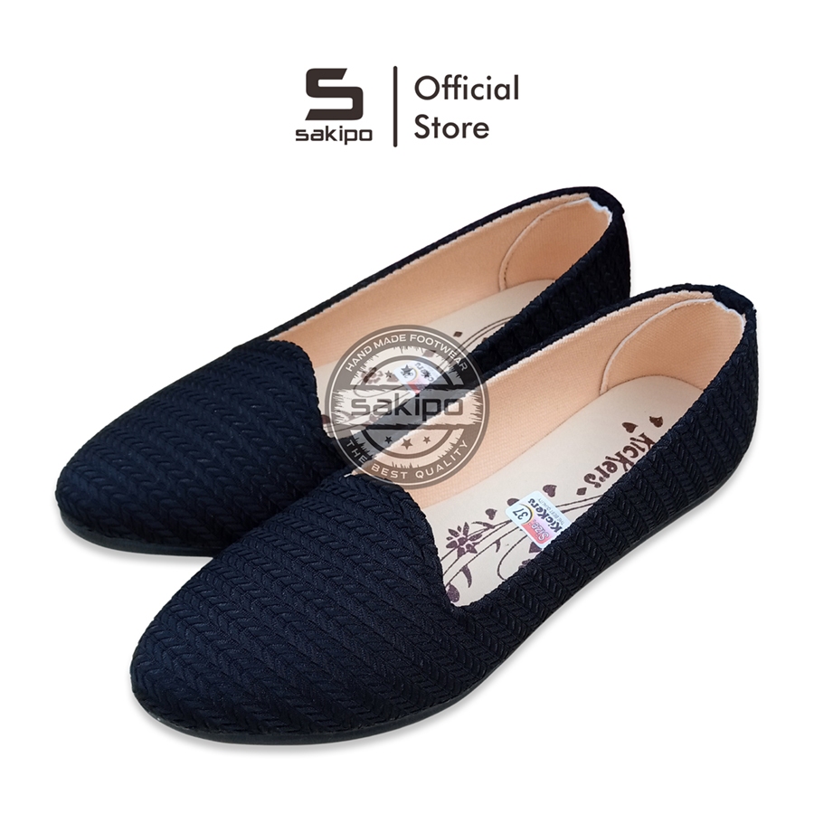 Flatshoes Rajut Wanita Dewasa Kickers Flatshoes Cewek Rajut Balet Rajut Kickers Flat Shoes Sekolah