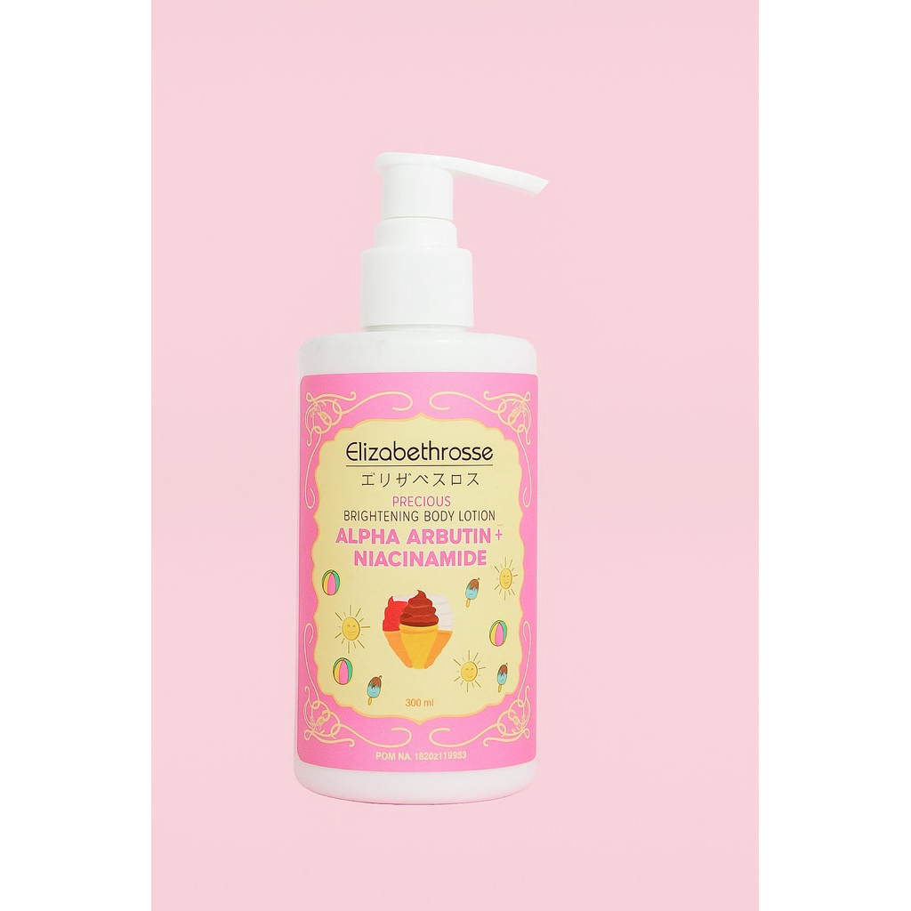 Precious Hand Body Lotion Alpha Arbutin niacinamide Whitening Lotion BPOM 300 ml