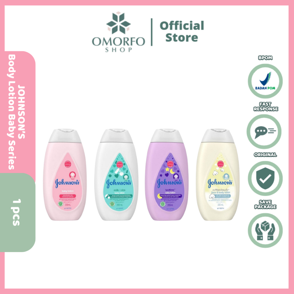 [Omorfo] Johnsons Cotton Touch Face and Body Lotion | Baby Lotion Pink | Bedtime Baby Lotion | Milk 