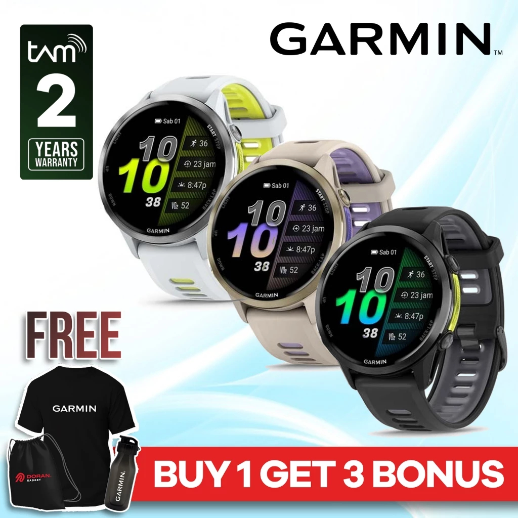 Garmin Forerunner 970 Jam Tangan GPS Olahraga Triatlon