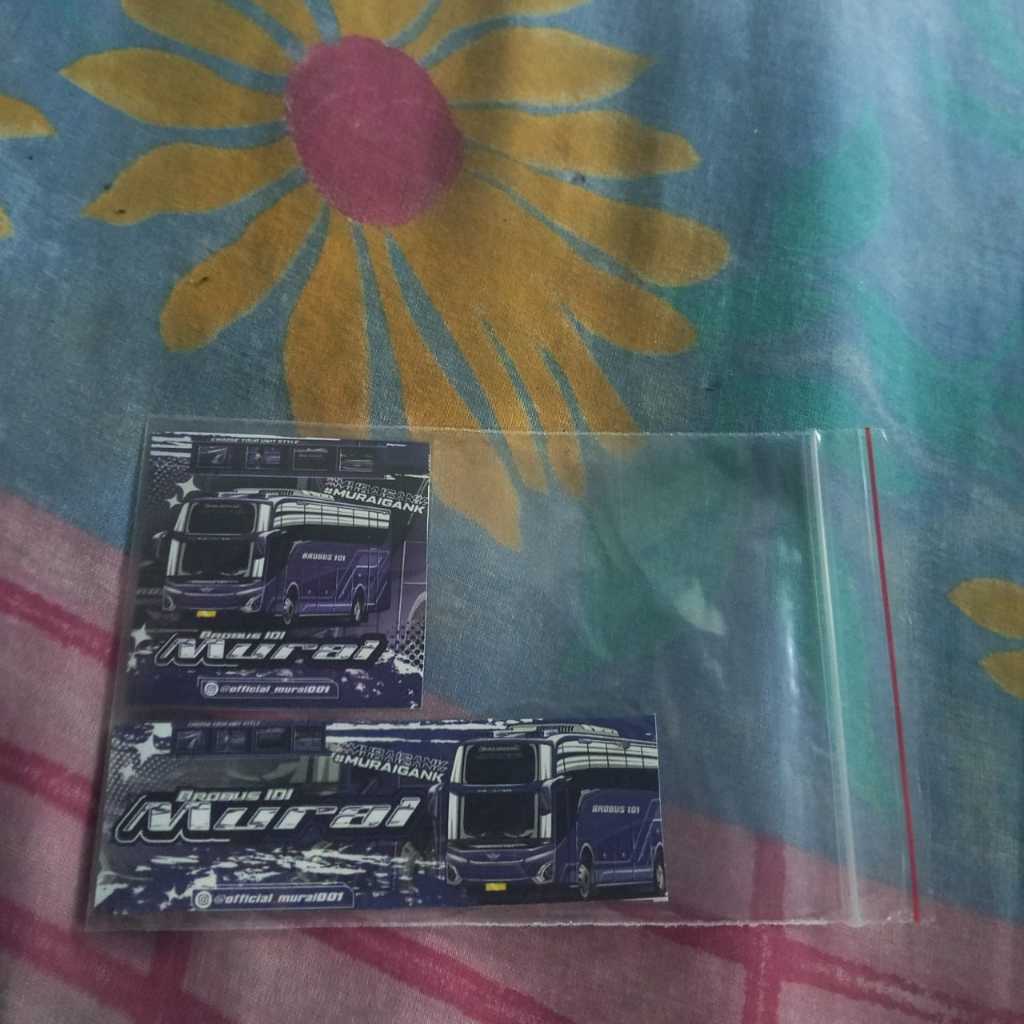 

STIKER BUS BROBUS 101 'MURAI'
