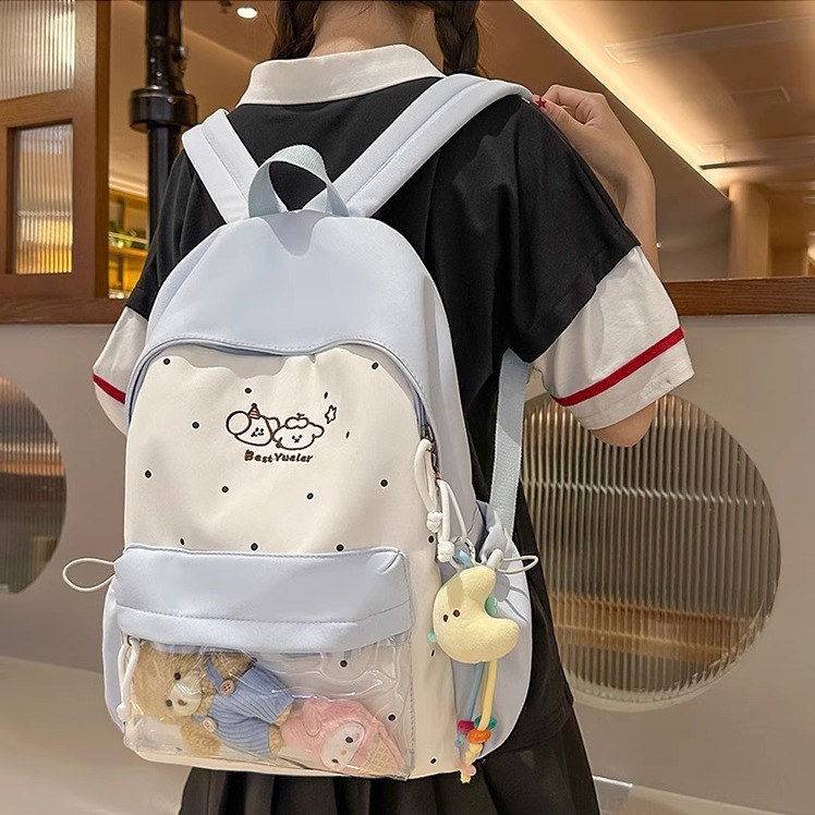 Tas Sekolah/Tas Sekolah Wanita/Ransel Wanita Korea/Tas Lucu/Tas Ransel Sekolah/Tas Kuliah Lucu/Ranse