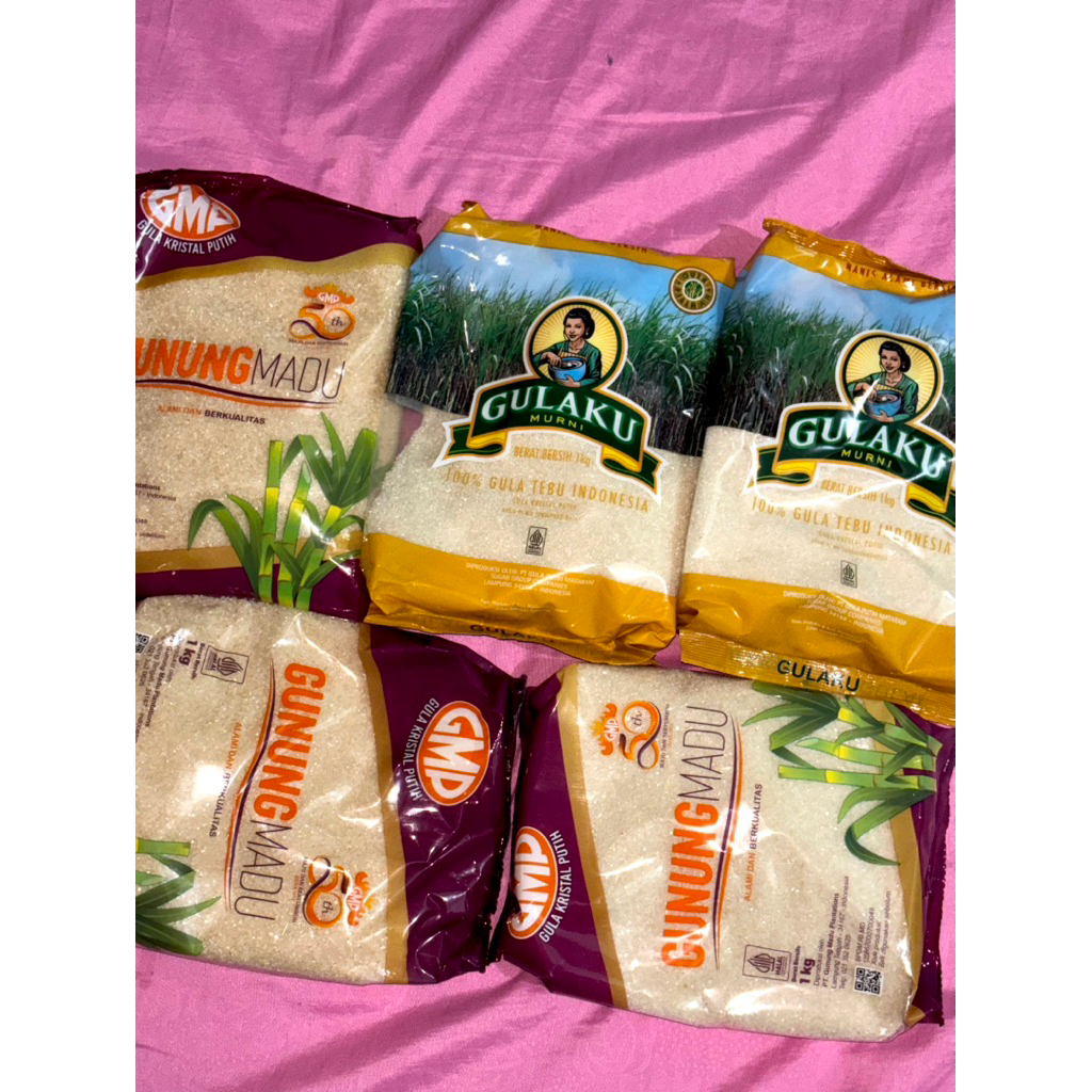 

Gulaku 1 kg dan Gula Gunung Madu (Gula Kristal Putih) 1 kg