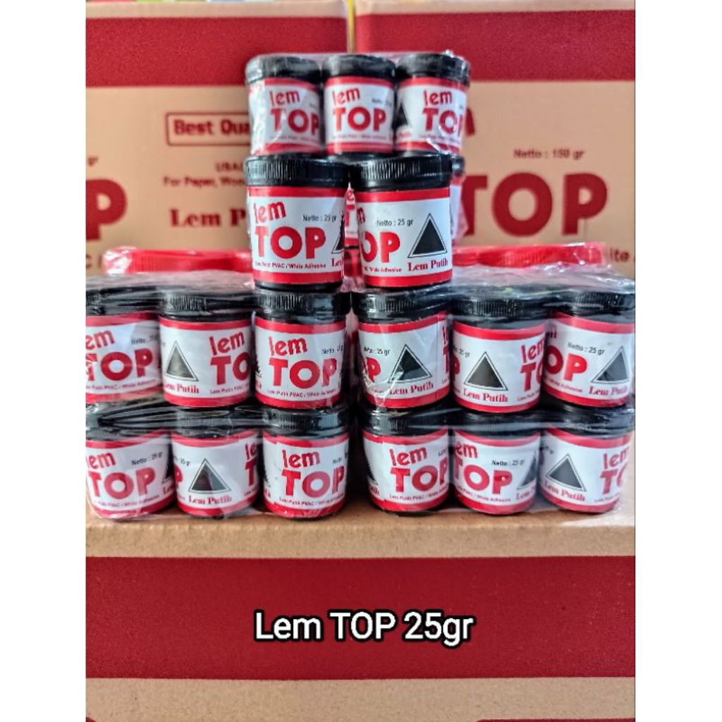 

lem top putih pvac 25 gr 1 lusin 12 pcs