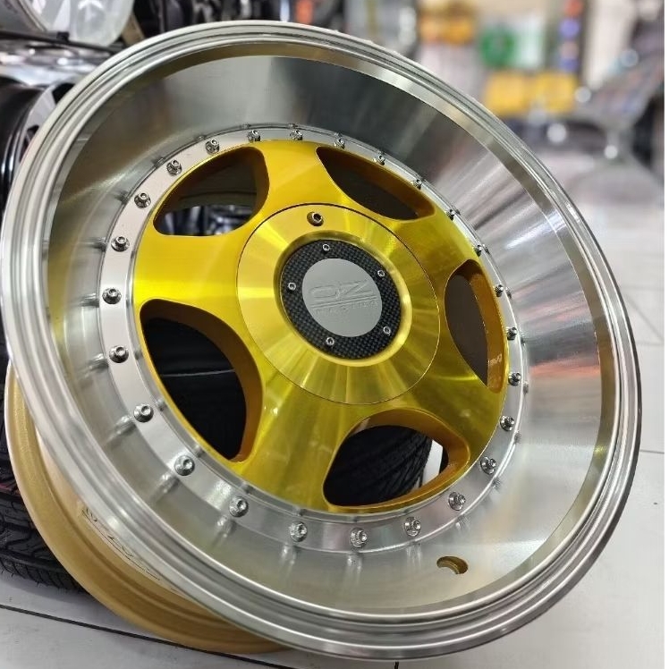 Velg Mobil Ring 15 OZ Racing Super Gold cocok untuk Avanza, Xenia, Sirion, Rocky, L300, March