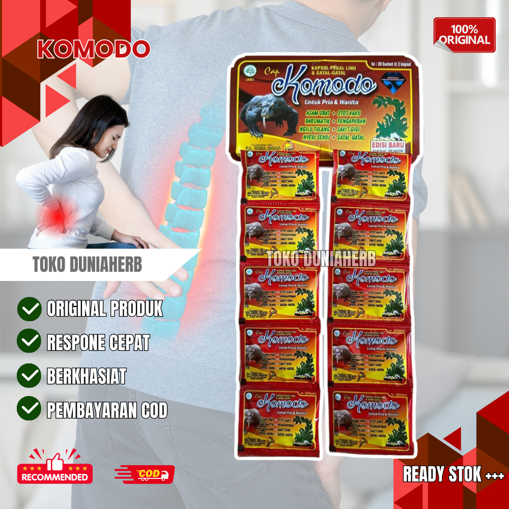 

Komodo Original Kapsul Asam Urat