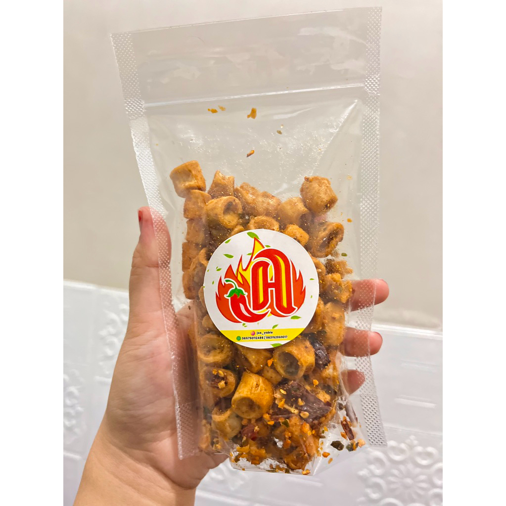 

Sotong pedas daun jeruk 100 gram bumbu khas jsa yabie