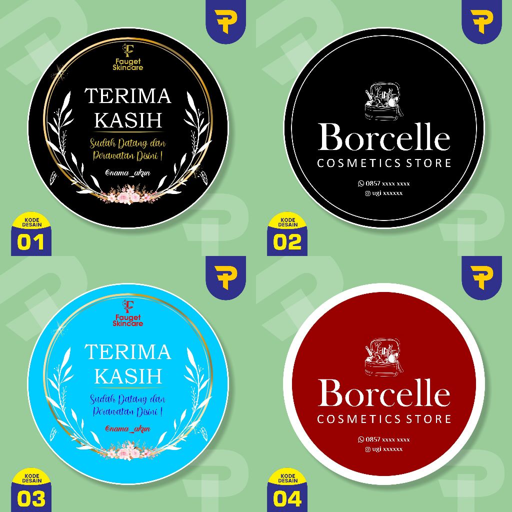 

stiker skincare