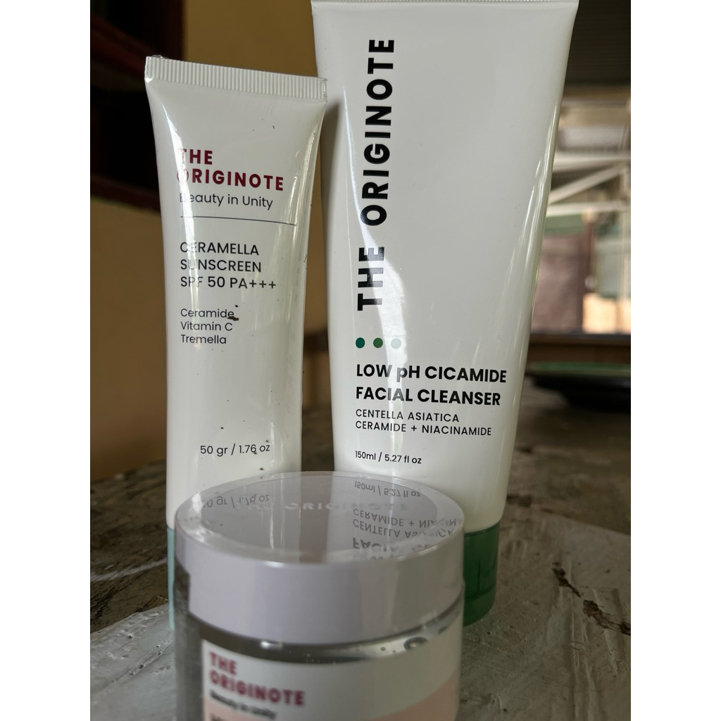 The Originote 1 Paket Basic Skincare -(Ready Stok) Moisturizer + Face Wash + Sunscreen