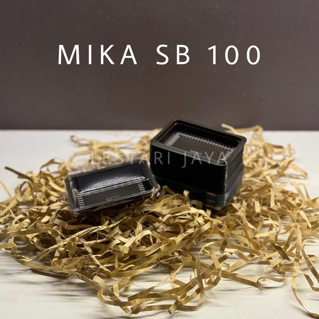(50 PCS) Mika Kue SB 100 / Mika Kue Kotak Persegi Brownies Mini / Mika Kue Kotak Brownies Mini
