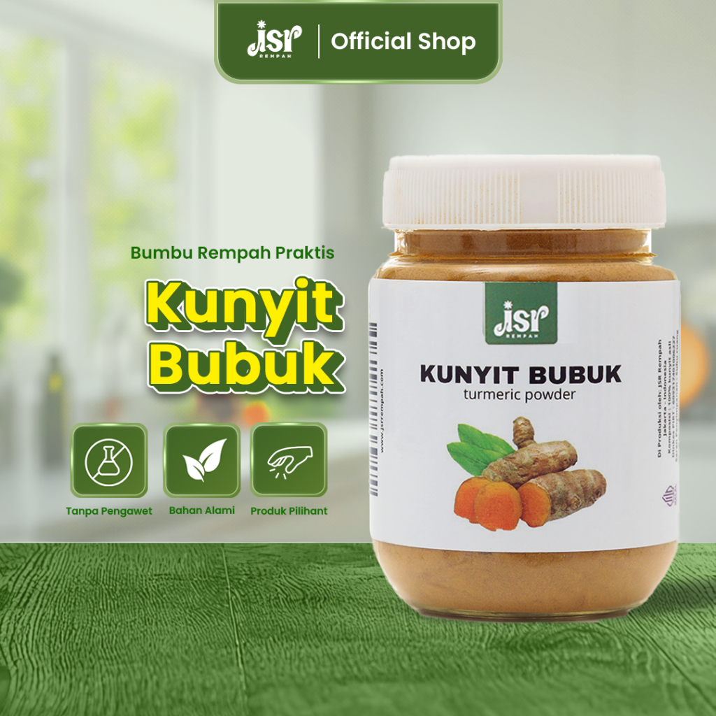 

Jsr Rempah Kunyit Bubuk Turmeric Powder 100 Gram