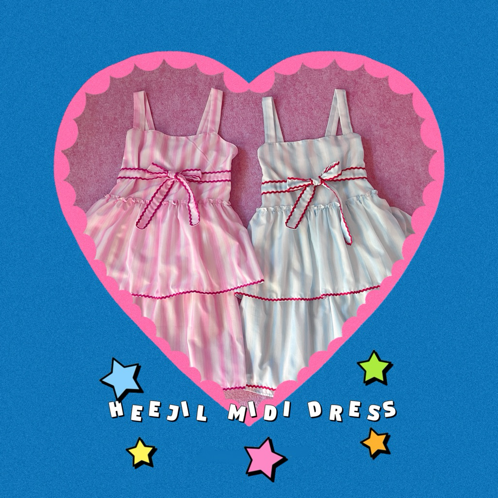 Zhrthings - Heejil Tiered Midi Dress