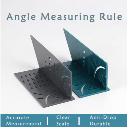 

Penggaris Siku Segitiga 3D Miter Angle Ruler Speed Square Mark Line Gauge Multifungsi