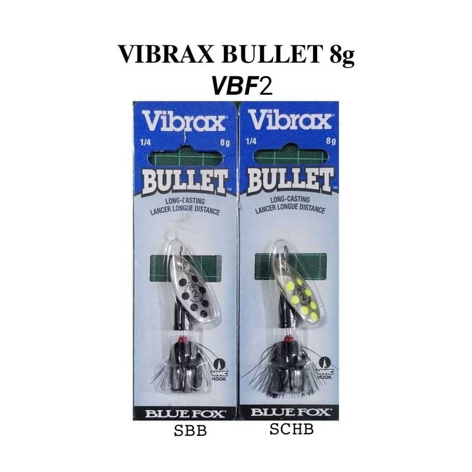 LURE / UMPAN VIBRAX BULLET 1/4 8gram