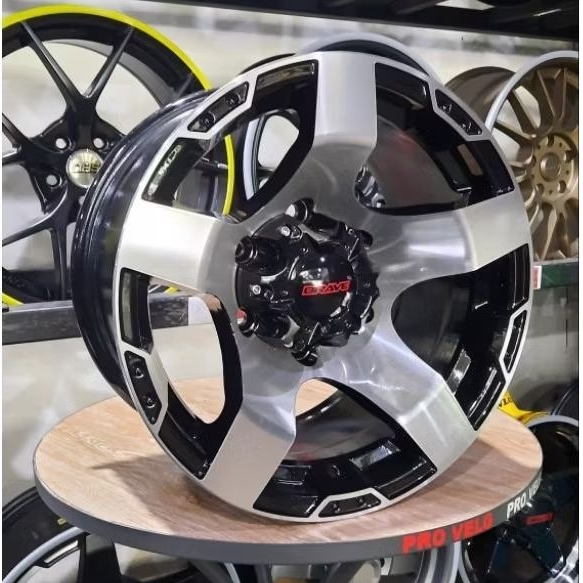 Velg Mobil Offroad Ring 15 Lebar 8 PCD 6×139.7 Racing Wheel Brave 861