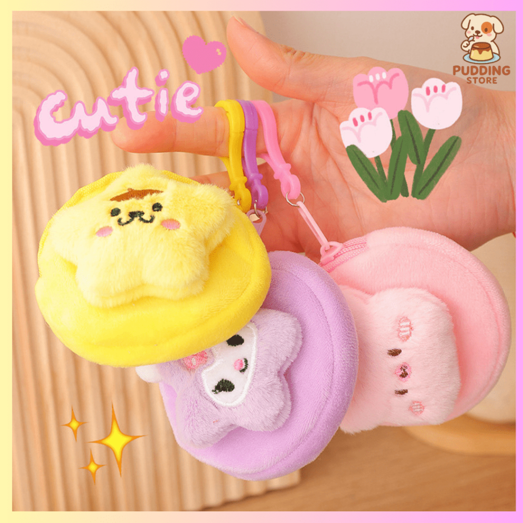 Dompet Koin Boneka Gantungan Dompet Gantungan Boneka Dompet Airpods Dompet Charger Lucu