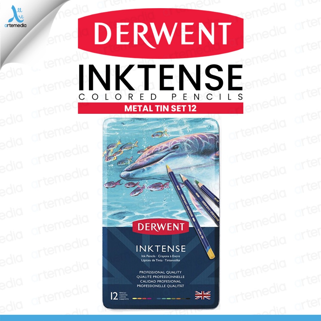 

Derwent Inktense Color Pencil Set 12