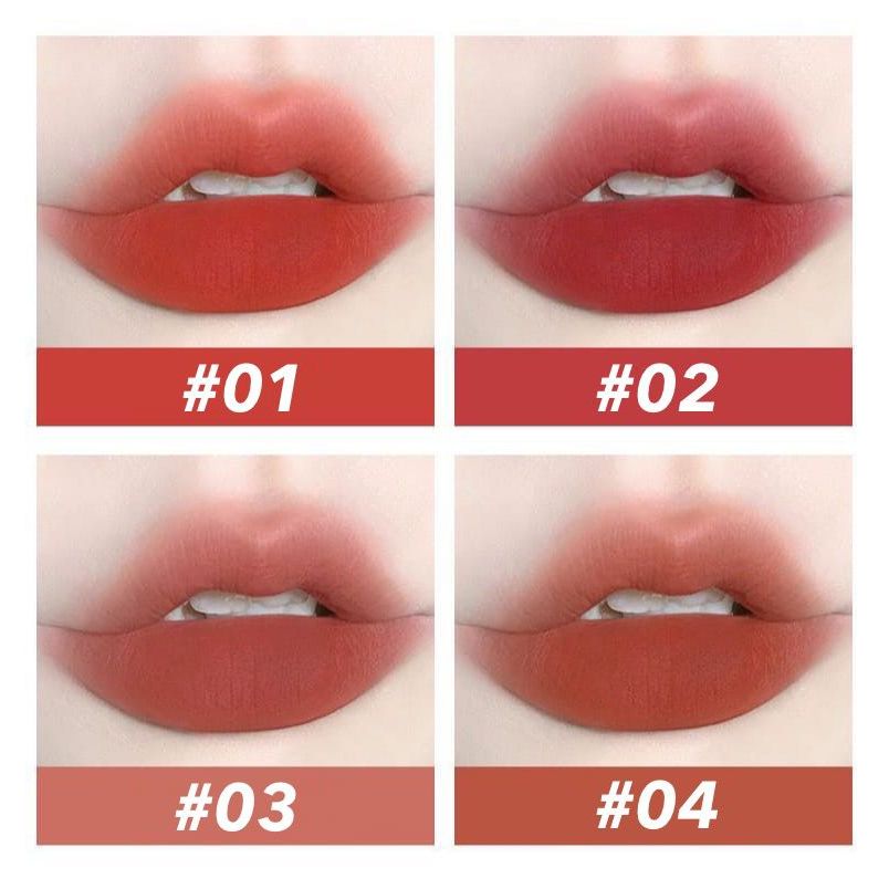 MACK ANDY Lipstik Matte Non stick Cup No Lip Pattern Silky Lightweight Airy Long Lasting