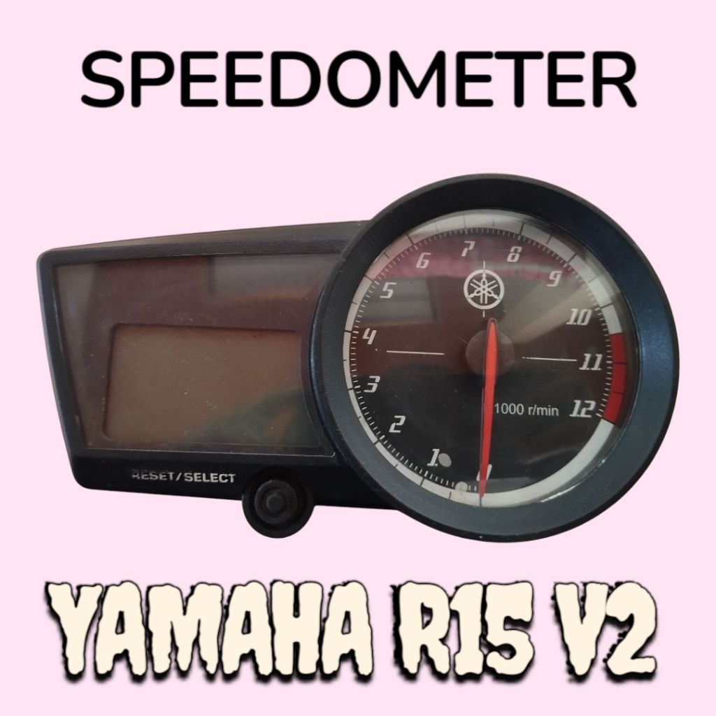 speedometer kilometer odometer Yamaha R15 v2