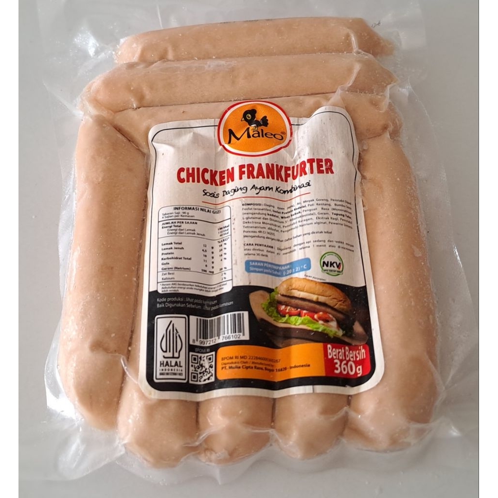 

Sosis Chicken Frankfurter Maleo & Sosis Chicken Breakfast Maleo