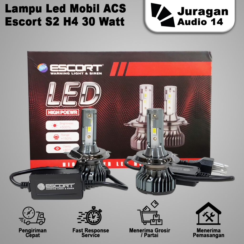 Lampu Led Mobil ACS Escort S2 H4 30 Watt