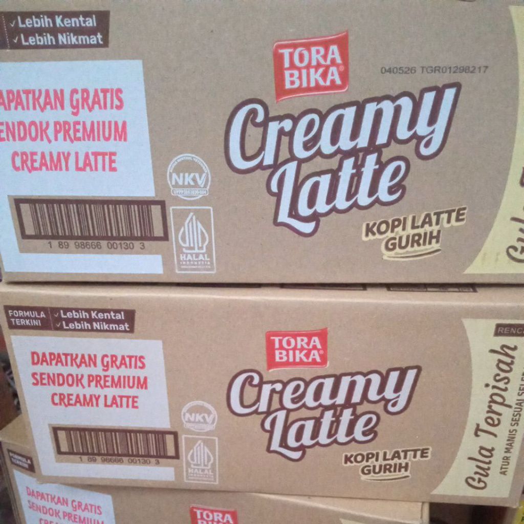 

Creamy Latte 1 Dus [ 12 Renceng x 10 Sachet ] Free Sendok