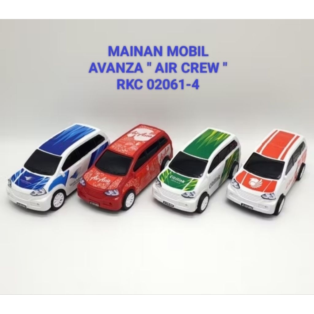 Mainan mobil Avanza " air crew " rkc 02061-4
