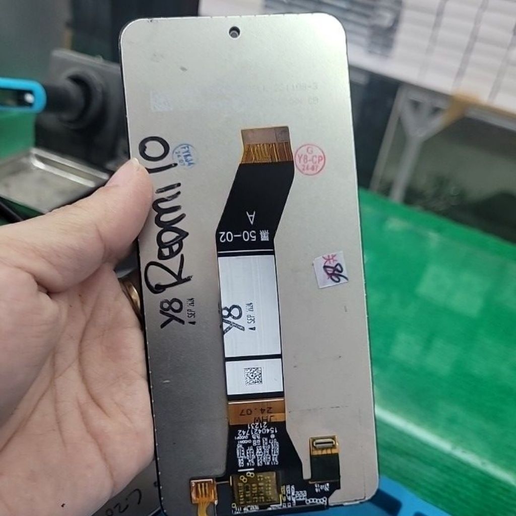 lcd ori oem redmi 10 bekas minus