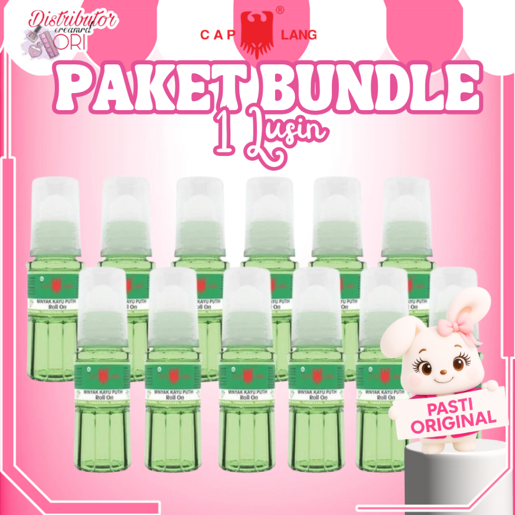 [PAKET ISI 12] CAPLANG MINYAK KAYU PUTIH PAKET 1 LUSIN 15ML - CAPLANG MINYAK GOSOK BUNDLE BUNDLING H
