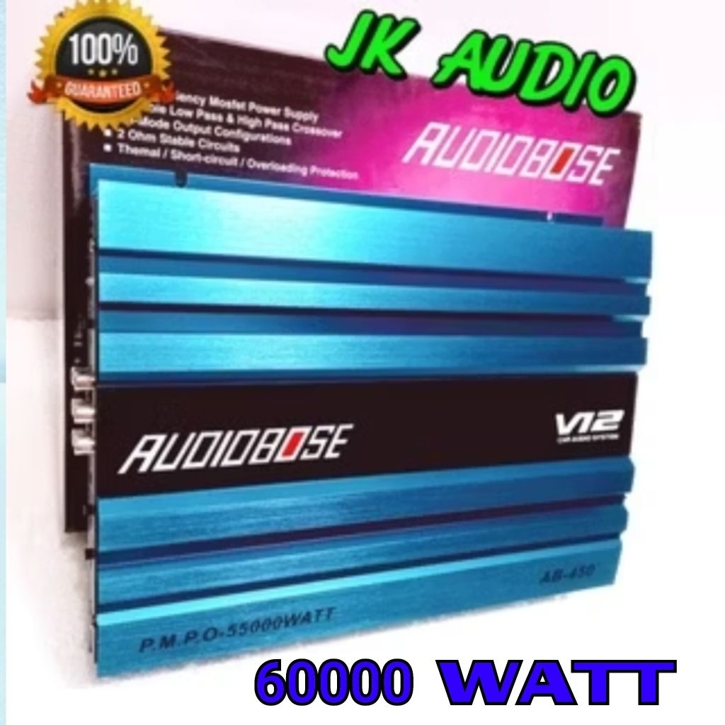 Power 4 Channel AUDIOBOSE Power Ampli Audio Mobil