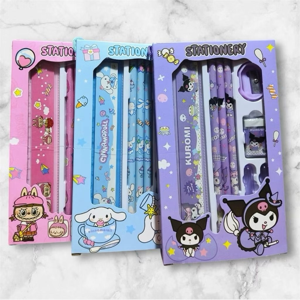 

Set Stationery 8 in 1/STATIONERY SET 8 IN 1/SET ALAT TULIS ANAK KARAKTER LUCU CUTE IMUT/PAKET PERLENGKAPAN ALAT TULIS ANAK TK SD/SOUVENIR HAMPERS BIRTHDAY ULTAH ANAK TK SD/IDE KADO ULANG TAHUN ANAK