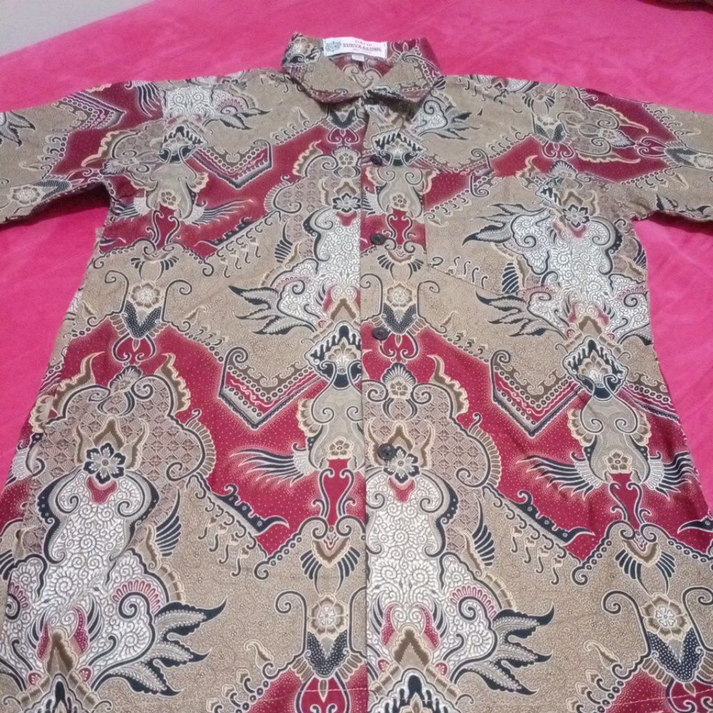 Kemeja batik anak ukuran 16-16,5 surya agung