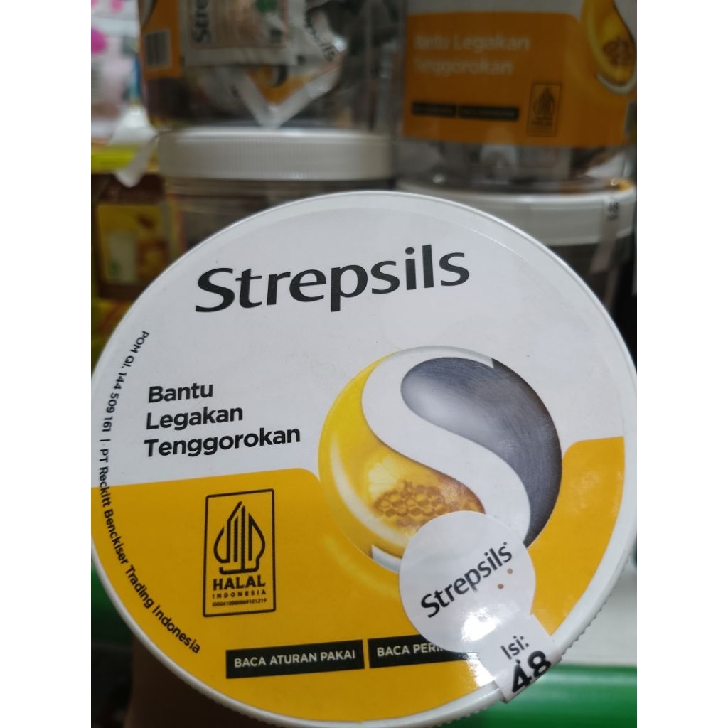 

Strepsils Honey & Lemon Flavours 1 Toples isi 48 butir @2.6g