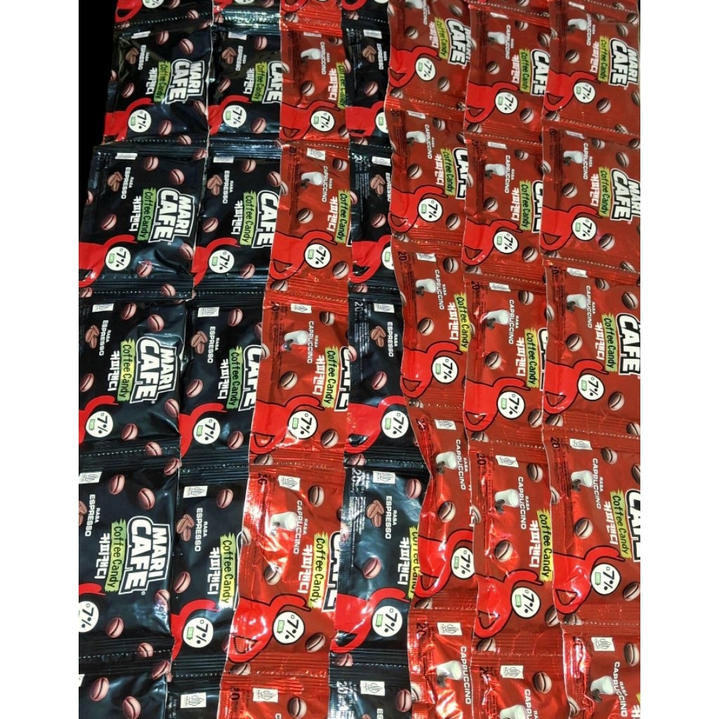 

Permen Kopi Mari Cafe Renteng | Satu Renteng Isi 10pcs |Kopinya Nampol