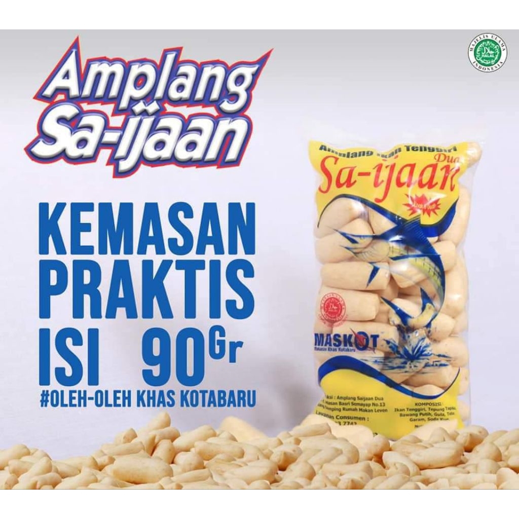 

[COD] Amplang Sa-ijaan Khas Kotabaru Kemasan Praktis 90gr.