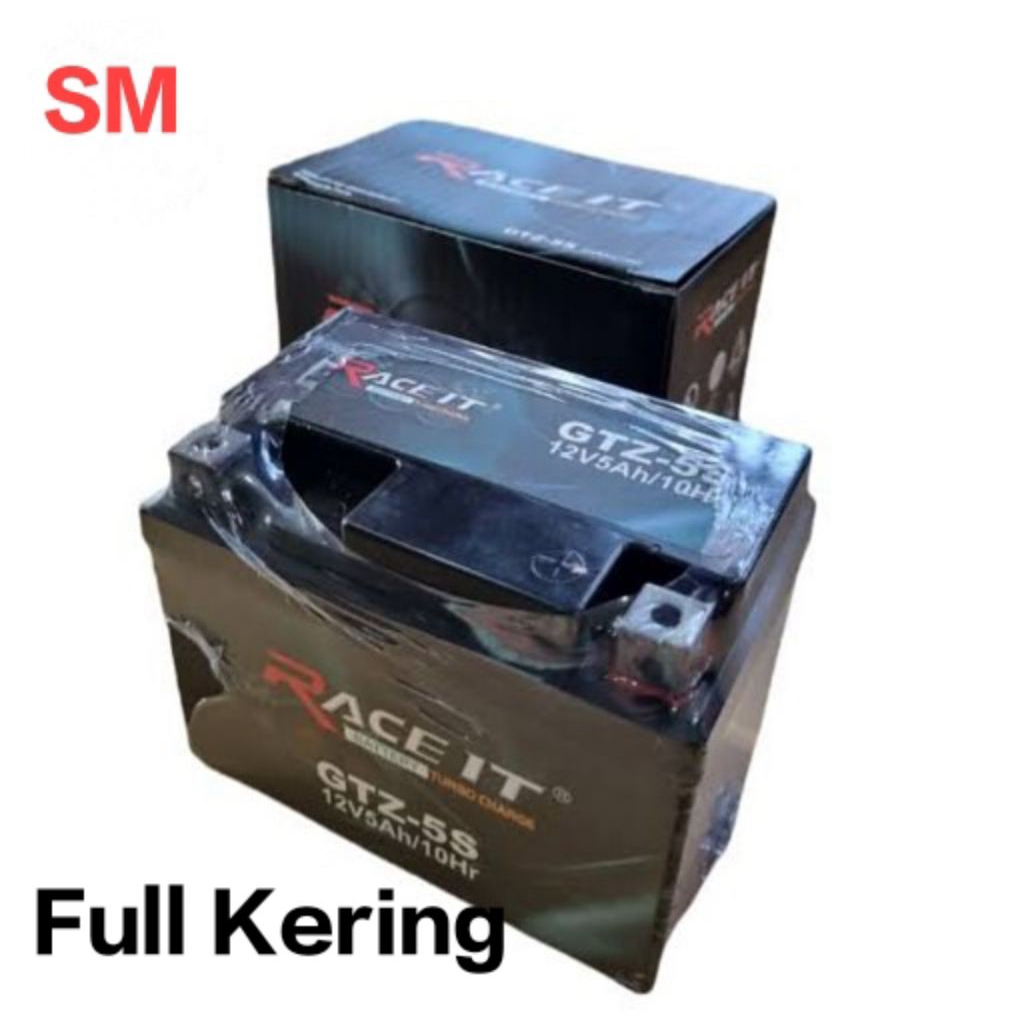 ACCU Kering/Aki Kering Race It GTZ-5S Kwalitas Terjamin