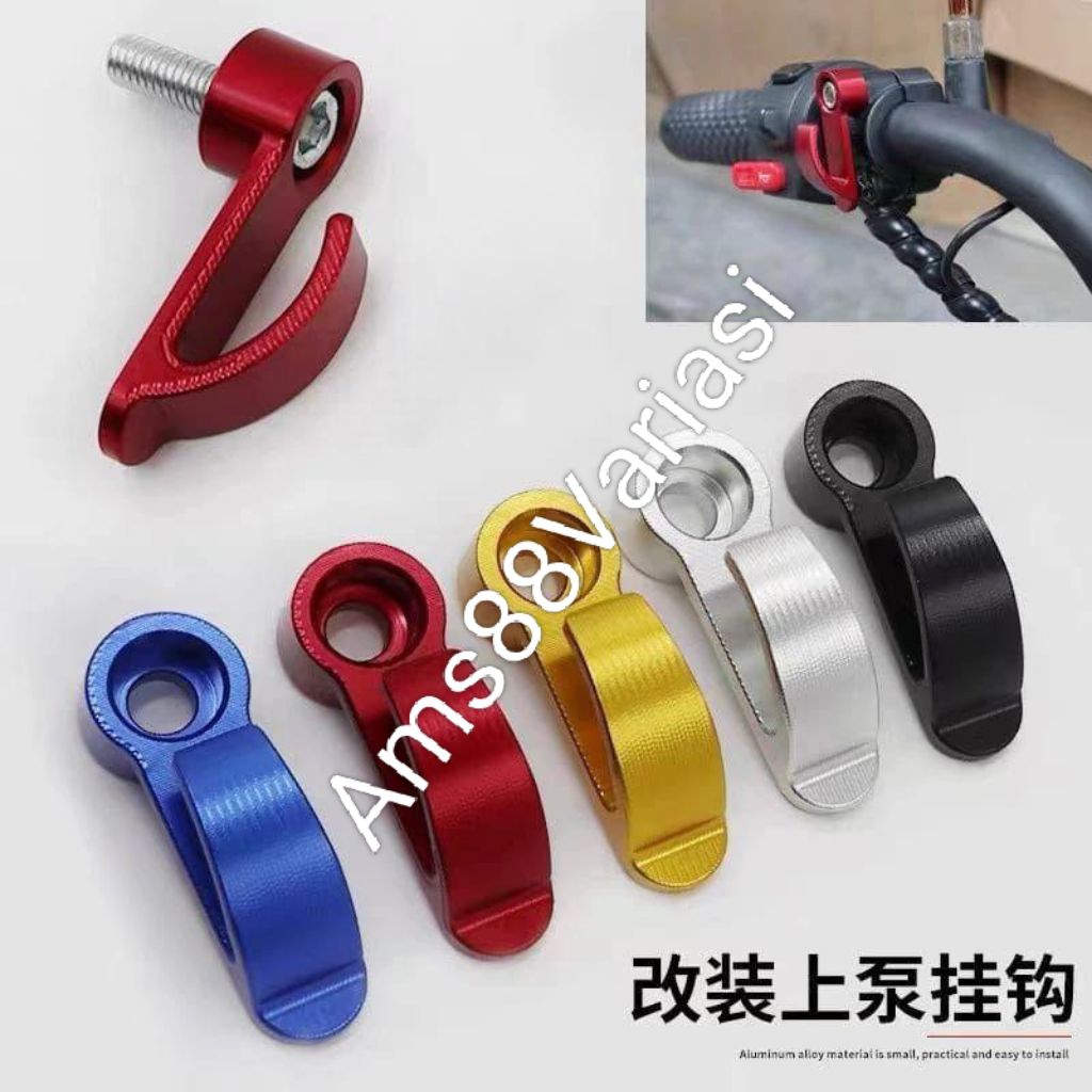 Gantungan Cantolan Cantelan Hook Barang Aksesoris Nmax Gantung Stang Jepit Spion Cnc Pcx Xmax Nmax V